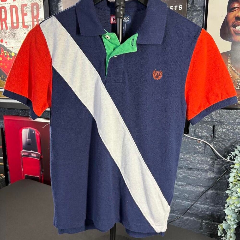 Chaps Ralph Lauren Colorblock Polo Shirt – Youth Medium (10–12)